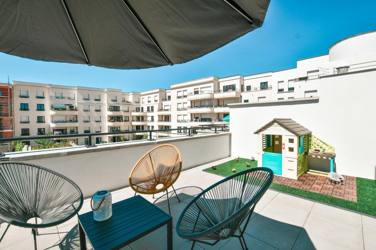 Perfect For Disney, Game Room, Rooftop, Parking Chessy  Exteriör bild